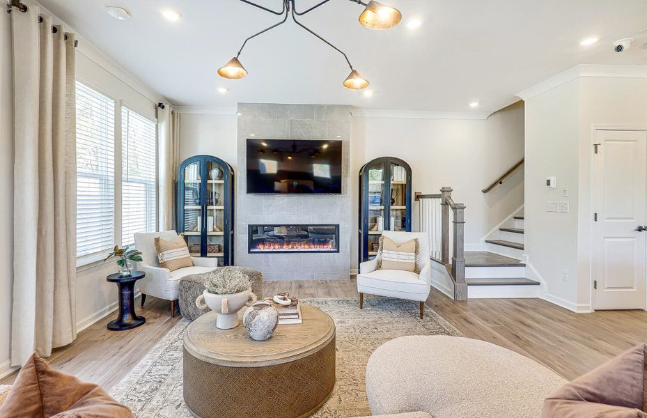 Furnished interior view inside a new home in Galloway Towns, Charlotte (Image 7).