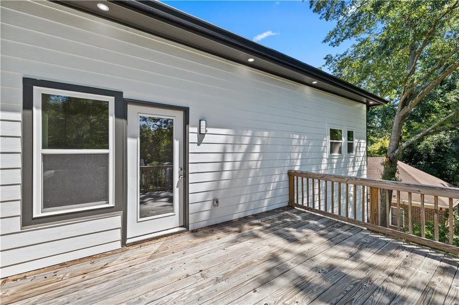 Front exterior of a new home in , Atlanta, GA, highlighting curb appeal (Image 20).