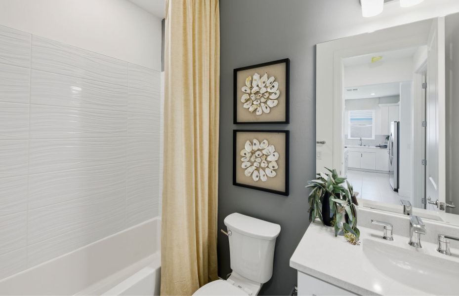 Furnished interior view inside a new home in Shores at Stillwater, Englewood (Image 16). Furnished interior view inside a new home in Shores at Stillwater, Englewood (Image 16).
