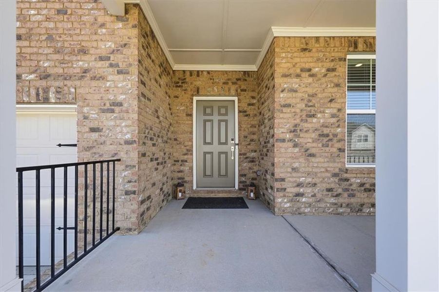 Exterior details and patio area of a home in Falls Creek, Flowery Branch (Image 34).