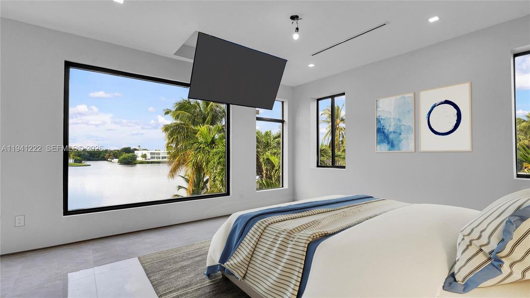 Furnished interior view inside a new home in , Miami (Image 18). Furnished interior view inside a new home in , Miami (Image 18).