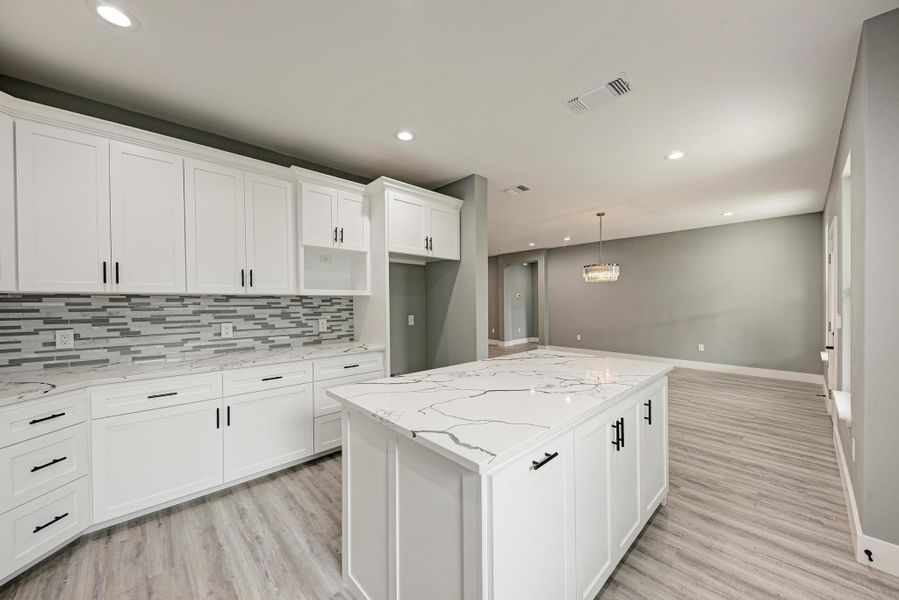 Furnished interior view inside a new home in , Paige (Image 6).