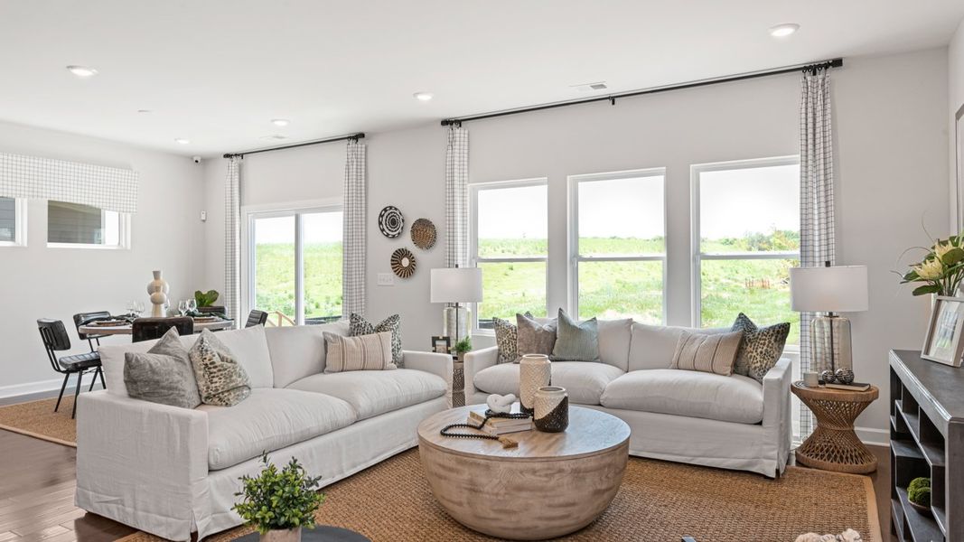 Representative furnished interior of a home built from the Johnson by Meritage Homes in Riverwood Farm, Piedmont (Image 14).