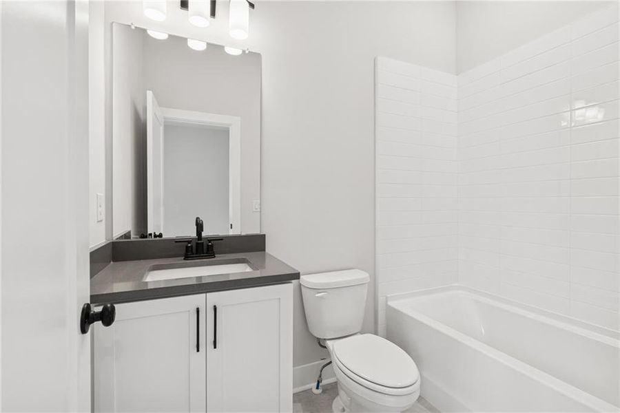 Furnished interior view inside a new home in Settingdown Farms, Cumming (Image 11).