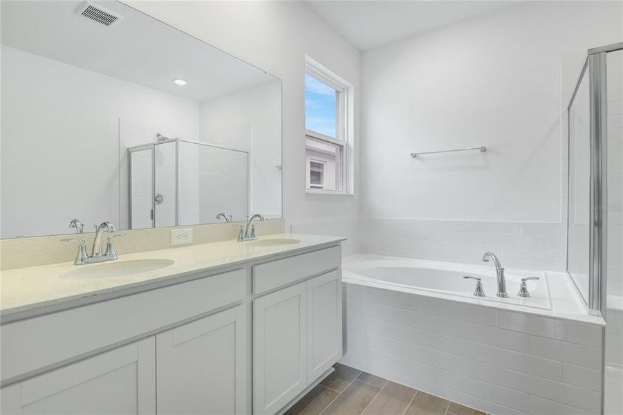 Furnished interior view inside a new home in Seasons at Grandview Gardens, Deland (Image 6).