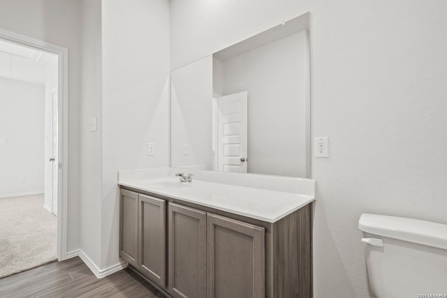 Furnished interior view inside a new home in Blue Ridge Ranch, San Antonio (Image 12).
