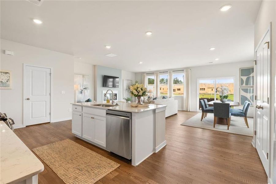 Furnished interior view inside a new home in Magnolia Square, Austell (Image 6).