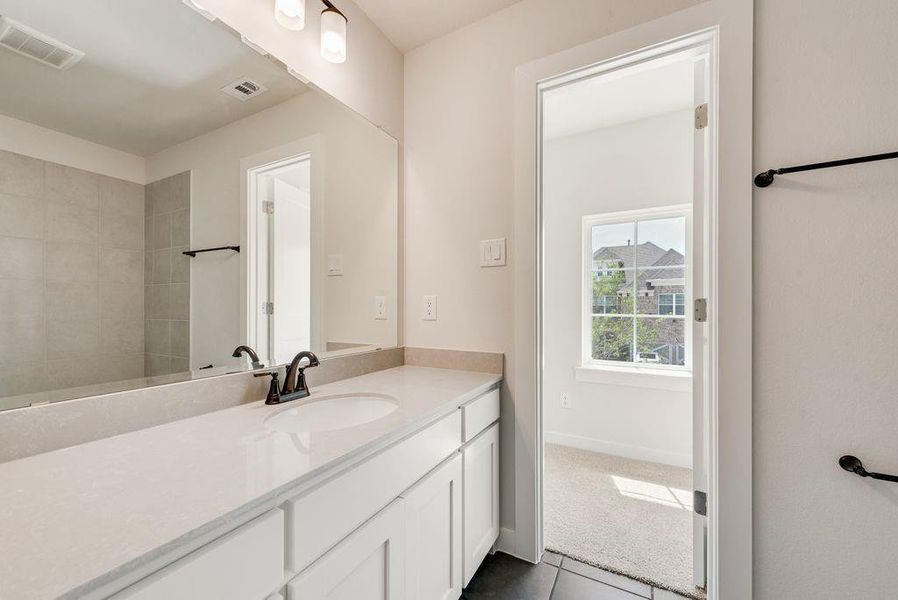 Furnished interior view inside a new home in Edgewater, Fate (Image 12).