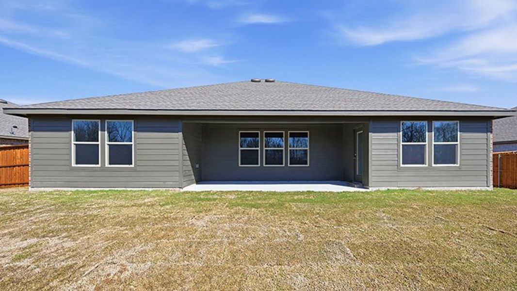 Representative exterior details of a home built from the Frisco by D.R. Horton in Northspur, Terrell (Image 3). Representative exterior details of a home built from the Frisco by D.R. Horton in Northspur, Terrell (Image 3).