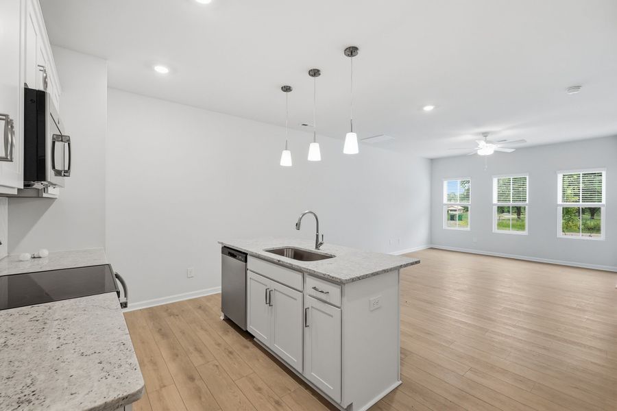 Furnished interior view inside a new home in Lakeview Village, Charlotte (Image 8).