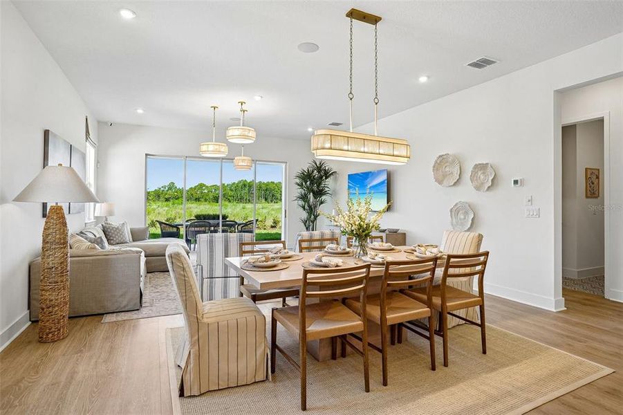 Furnished interior view inside a new home in Northlake at Ovation, Winter Garden (Image 11).