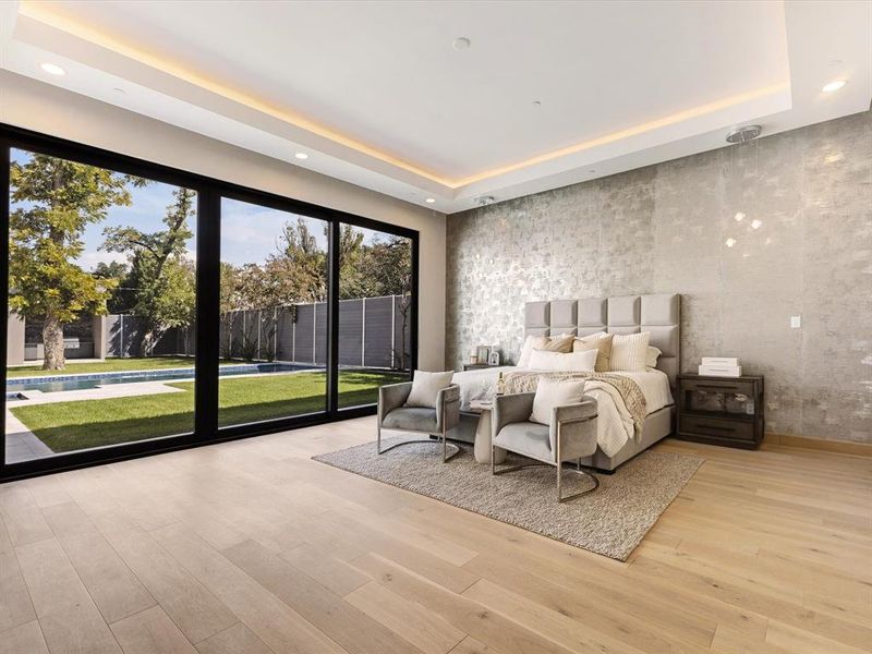 Furnished interior view inside a new home in , Dallas (Image 9).