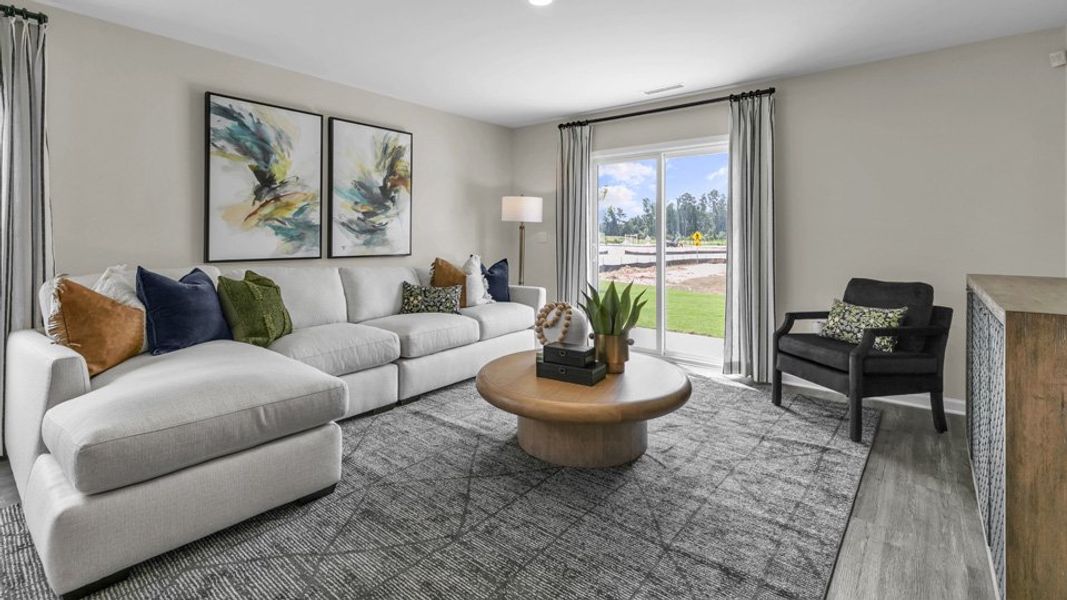Furnished interior view inside a new home in Wilson's Ridge, Wilson's Mills (Image 12).