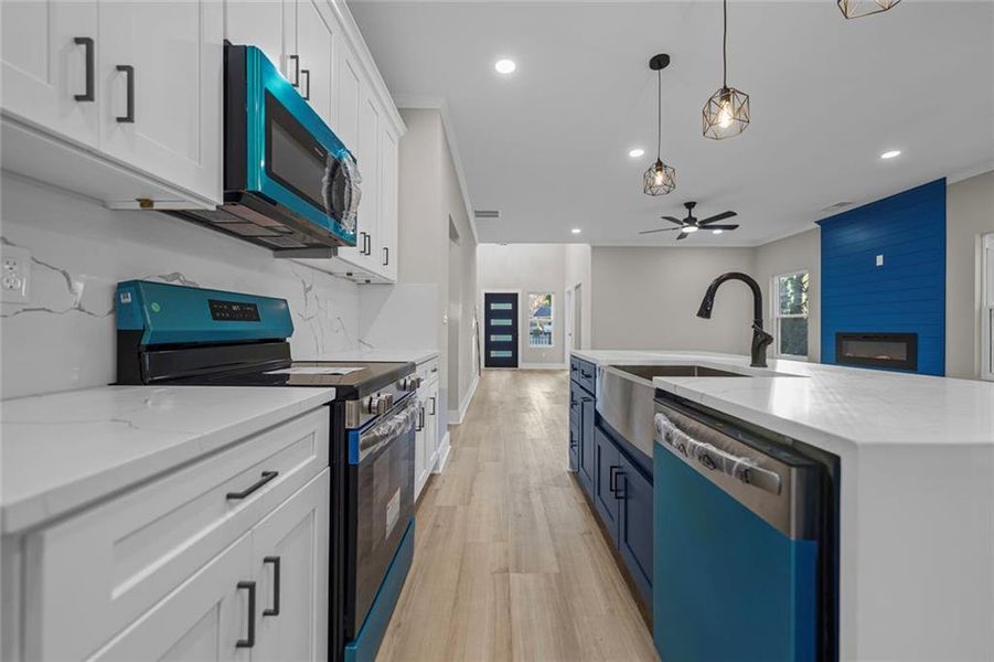 Furnished interior view inside a new home in , Lawrenceville (Image 6).