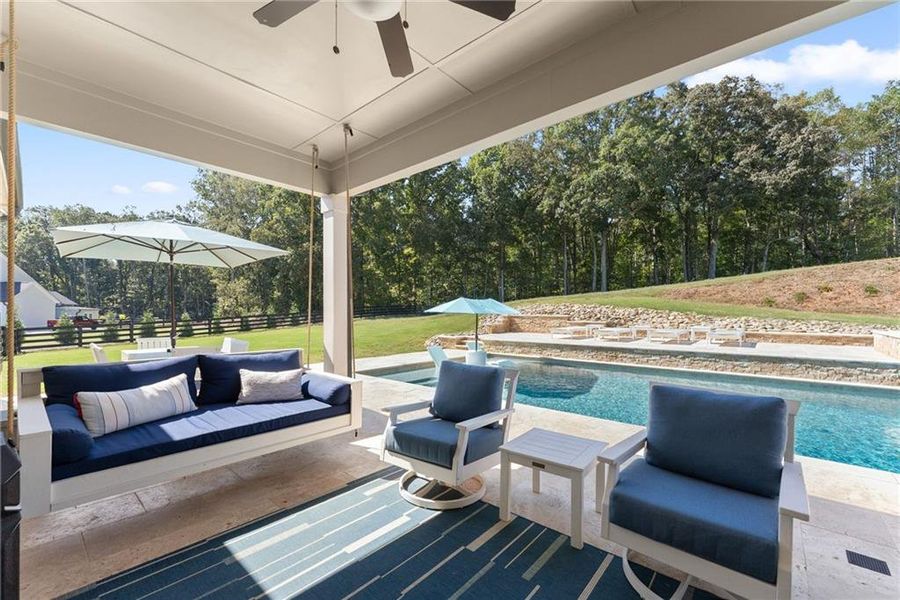 Exterior details and patio area of a home in , Cumming (Image 25).