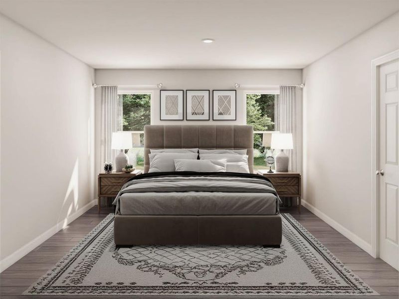 Furnished interior view inside a new home in Milford Farms, Milford (Image 7).