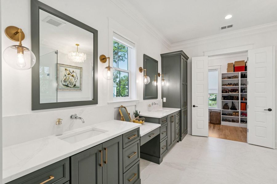 Furnished interior view inside a new home in , Mount Pleasant (Image 33).