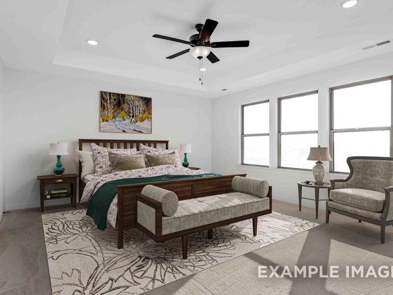 Representative furnished interior of a home built from the The Willow C by Davidson Homes LLC in Woods Crossing, Gallatin (Image 12).