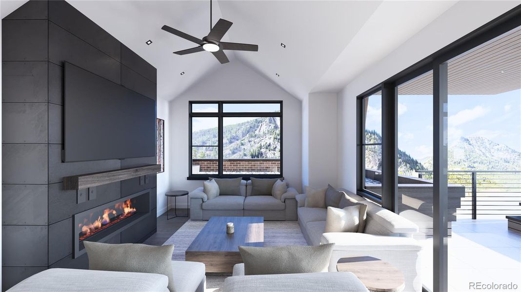 Rendering only. Actual finishes are selected by the buyer and layout varies throughout the residences.