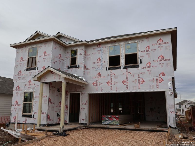 In-progress construction of a new home in Meadows at Clear Springs, New Braunfels, TX (Image 31).
