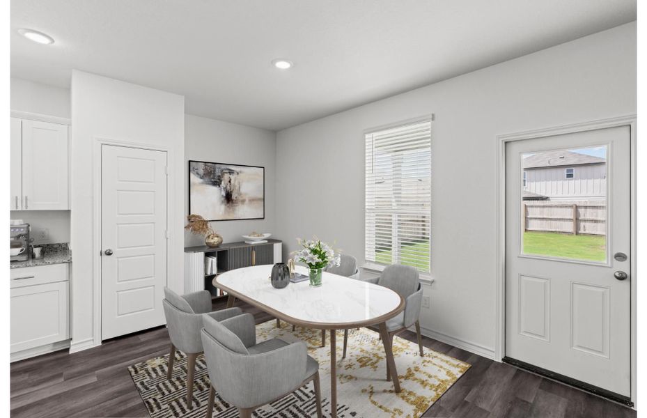 Representative furnished interior of a home built from the Sandalwood by Centex in Dove Song, Marion (Image 9).