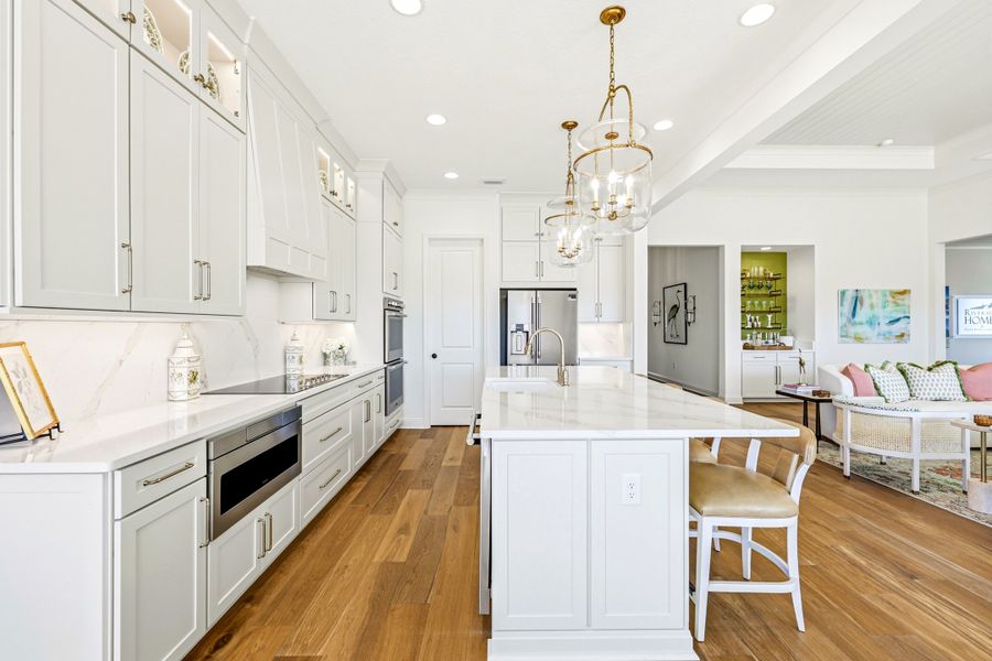 Furnished interior view inside a new home in Amelia National Country Club, Fernandina Beach (Image 26).