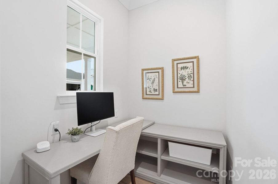 Furnished interior view inside a new home in , Belmont (Image 26).