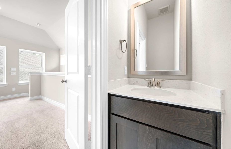 Furnished interior view inside a new home in Audubon 60′, Magnolia (Image 15).