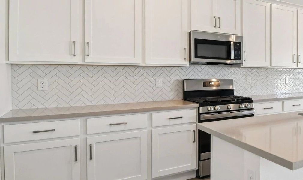 Example of Timeless Collection Finishes - actual layout may vary.