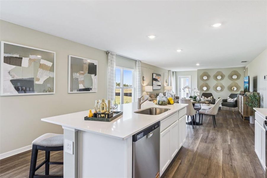 Furnished interior view inside a new home in , Davenport (Image 27).