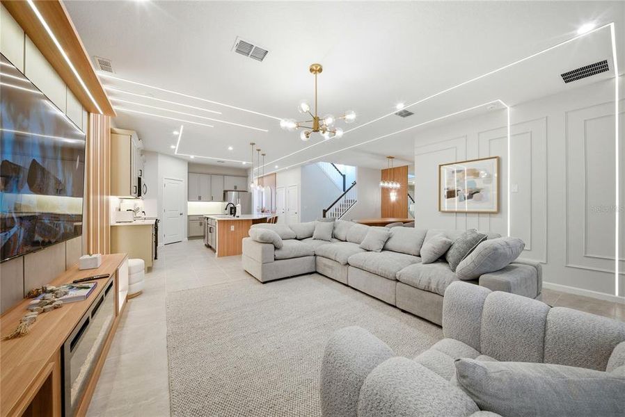 Furnished interior view inside a new home in Solara Resort, Kissimmee (Image 15).