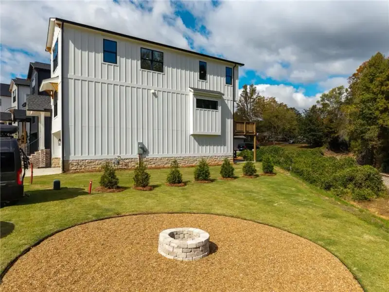 Exterior details and patio area of a home in , Ball Ground (Image 29).