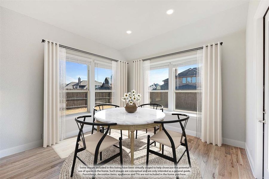 Furnished interior view inside a new home in Hayes Crossing, Midlothian (Image 26).