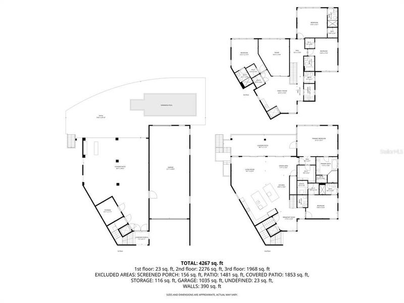 2D floor plan layout of this home in , St. Petersburg, FL (Image 37).