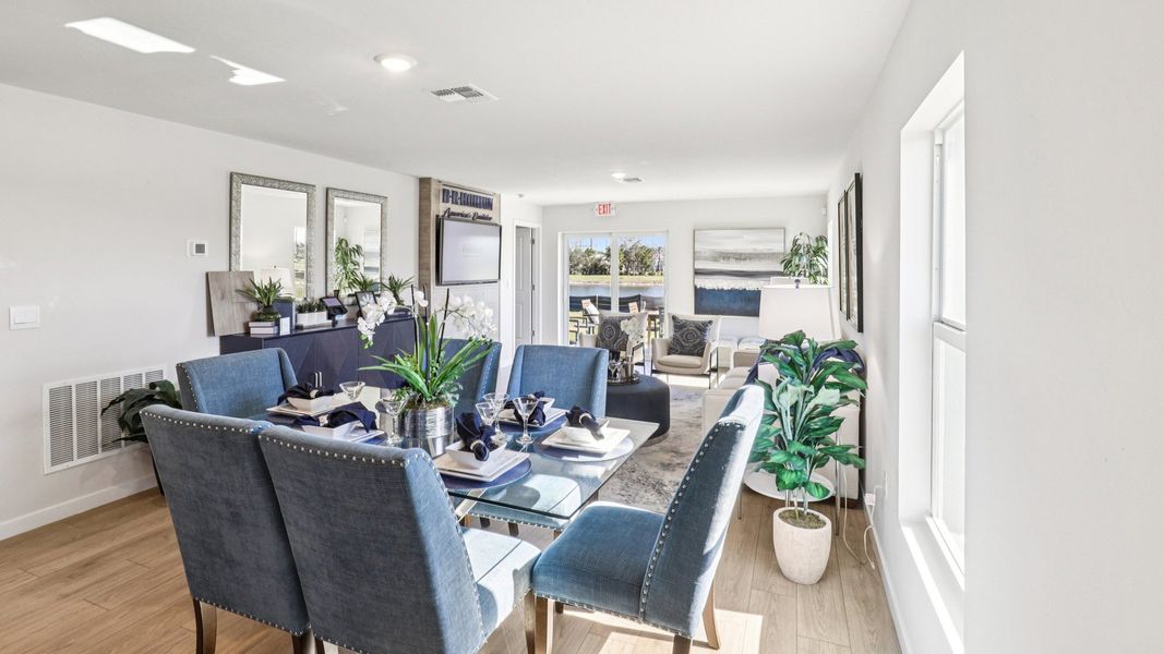 Furnished interior view inside a new home in Asher Park, Lehigh Acres (Image 9).
