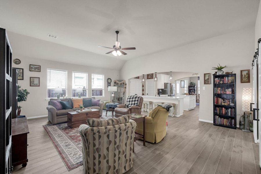 Open-concept living!