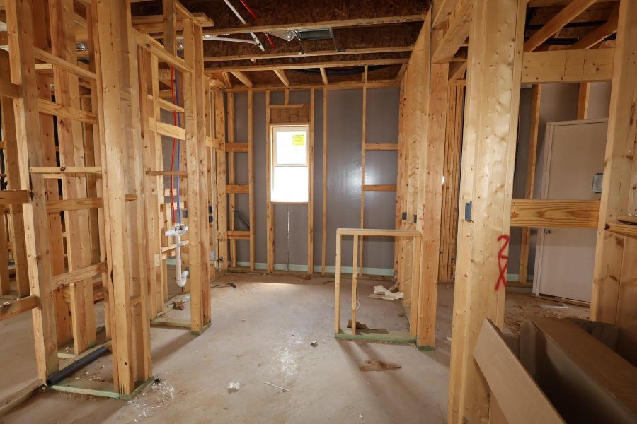 In-progress construction of a new home in Prairieland Village - Summit Collection, Cypress, TX (Image 22).