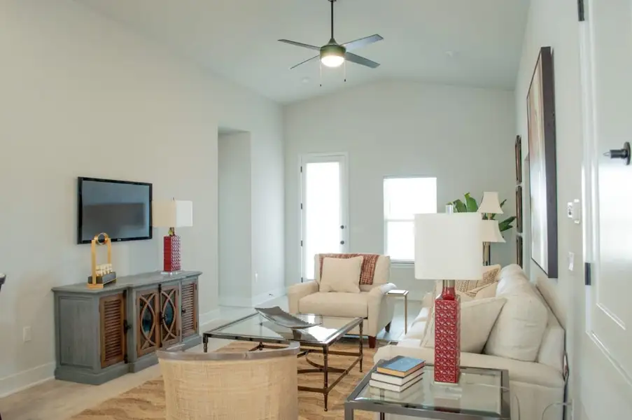 Furnished interior view inside a new home in Parkland Place, Pace (Image 12).