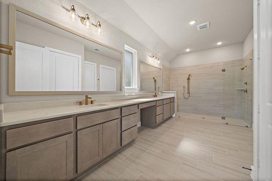 Representative furnished interior of a home built from the Daisy by Caldwell Homes in The Highlands, Porter (Image 17). Representative furnished interior of a home built from the Daisy by Caldwell Homes in The Highlands, Porter (Image 17).