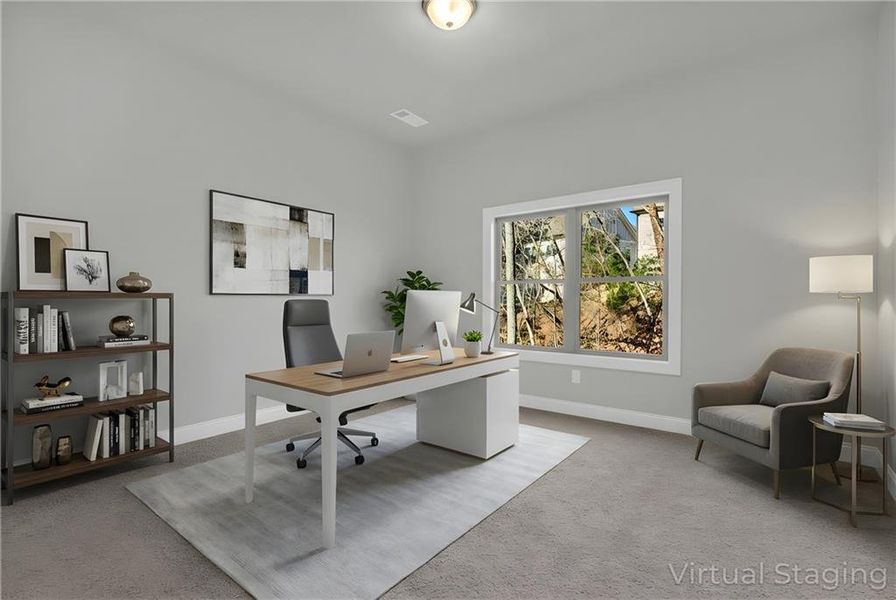 Furnished interior view inside a new home in , Gainesville (Image 19).