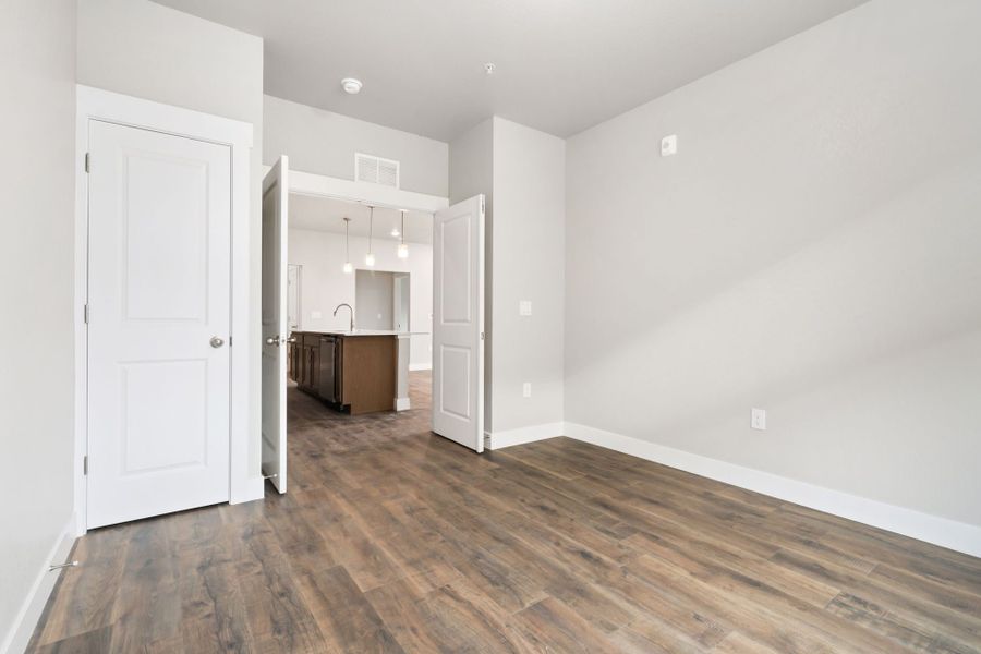 Representative unfurnished interior of a home built from the The Shavano by Landmark Homes in Northfield at Old Town, Fort Collins (Image 12).