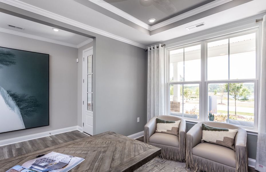 Representative furnished interior of a home built from the Mainstay by Del Webb in Del Webb at Chatham Park, Pittsboro (Image 27).