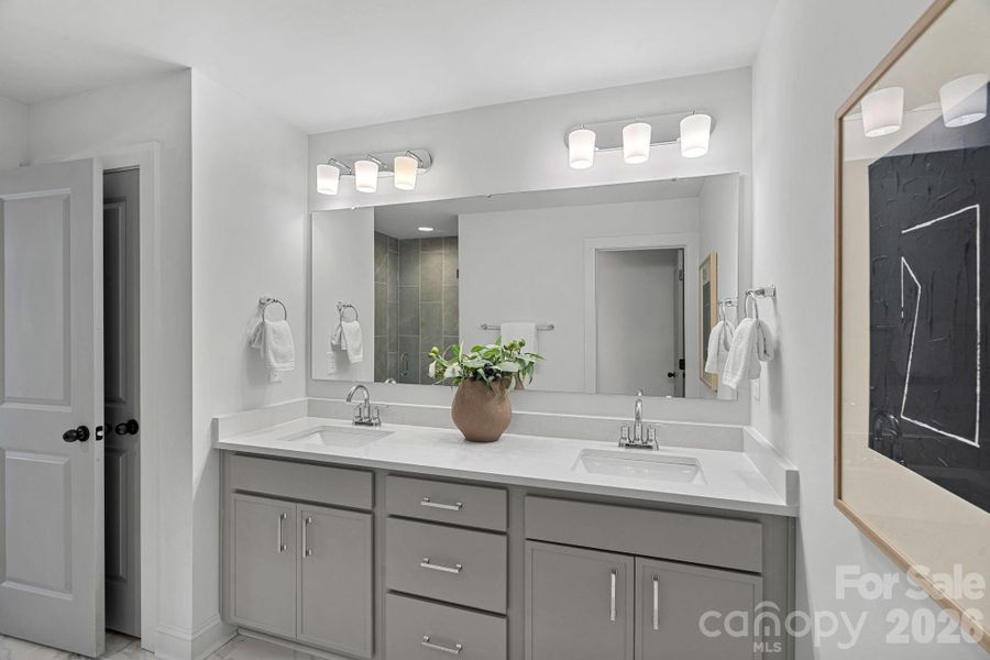 Furnished interior view inside a new home in , Charlotte (Image 9). Furnished interior view inside a new home in , Charlotte (Image 9).