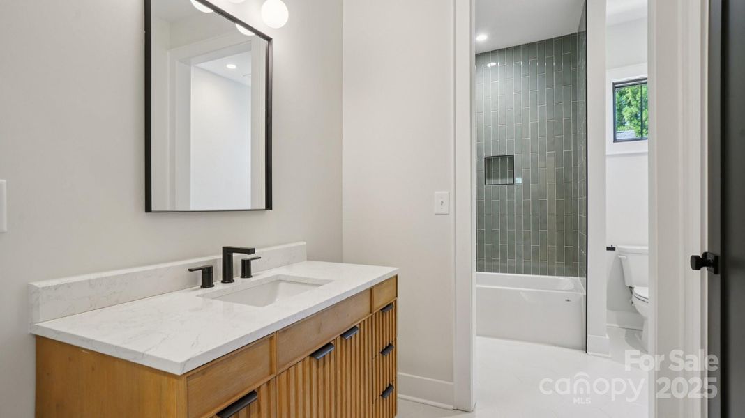 Furnished interior view inside a new home in , Charlotte (Image 18).