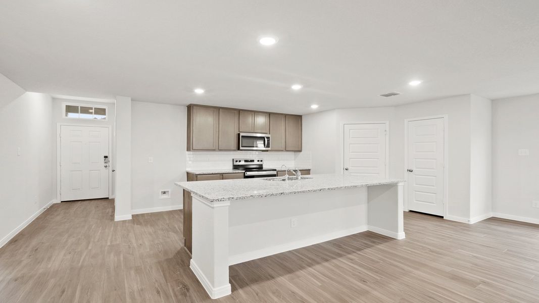 Furnished interior view inside a new home in Swenson Heights, Seguin (Image 7).