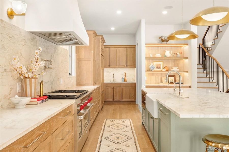 Furnished interior view inside a new home in , Denver (Image 10).