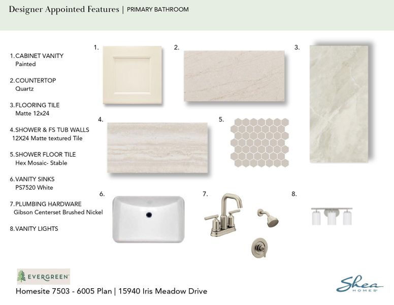 Sample of building materials used in homes in Evergreen 70', Conroe (Image 14). Sample of building materials used in homes in Evergreen 70', Conroe (Image 14).