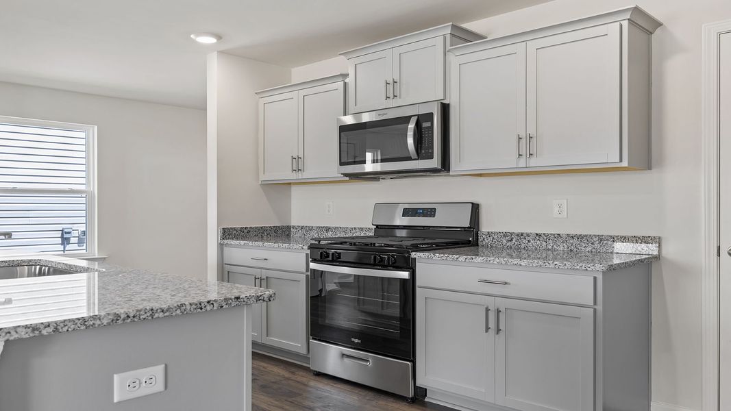 Furnished interior view inside a new home in Durbin Meadows, Fountain Inn (Image 8). Furnished interior view inside a new home in Durbin Meadows, Fountain Inn (Image 8).
