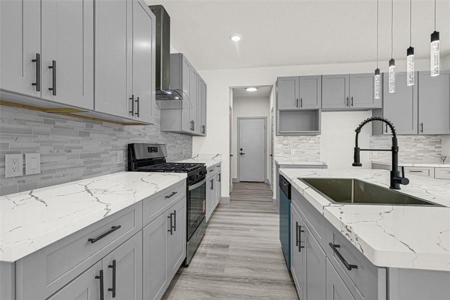 Furnished interior view inside a new home in , Houston (Image 19). Furnished interior view inside a new home in , Houston (Image 19).