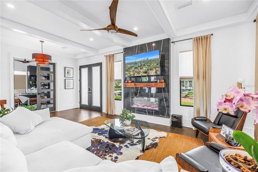 Furnished interior view inside a new home in , St. Petersburg (Image 8).